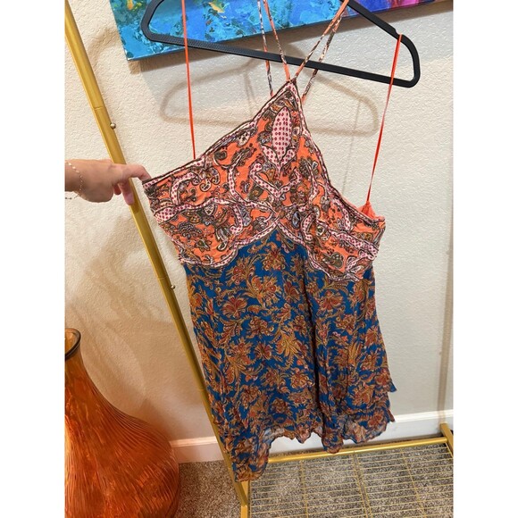 Anthropologie Halter Applique Mini Dress 18W - Picture 3 of 9